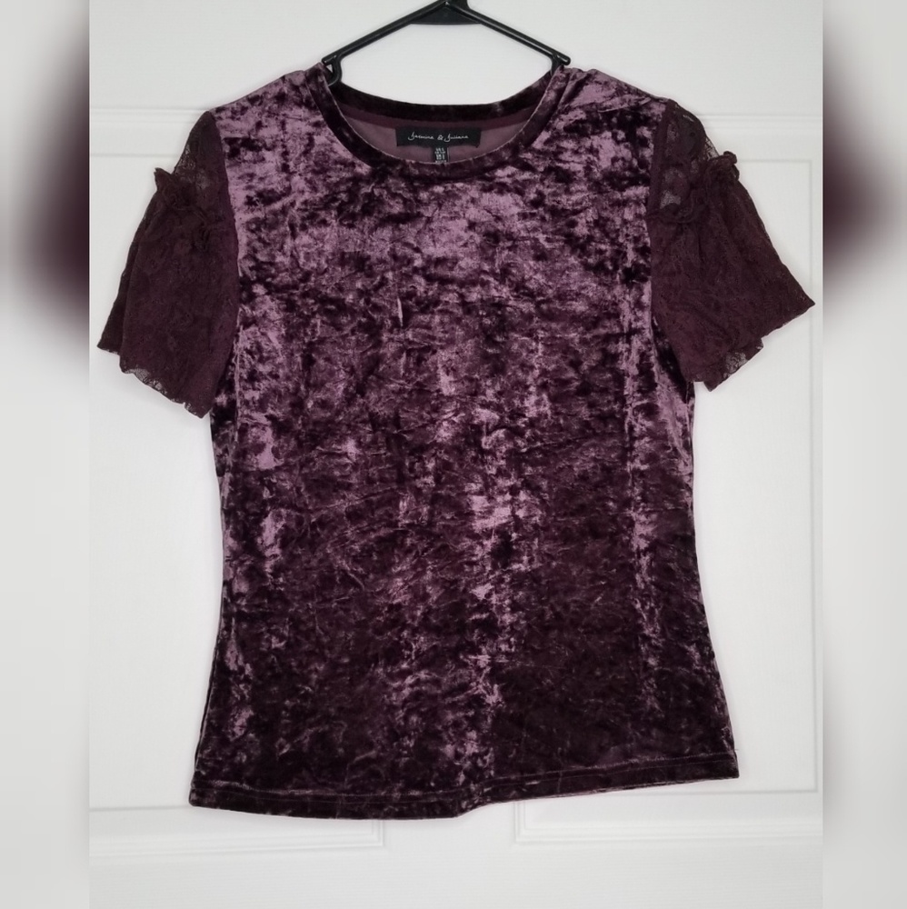 Purple Velvet Tee